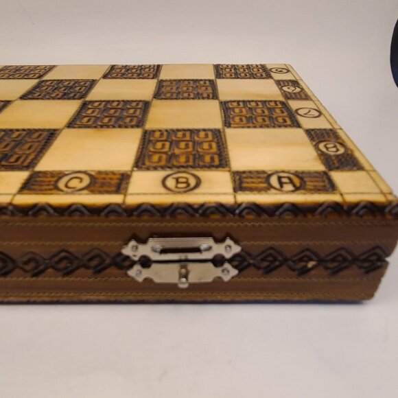 Vintage 1977 PTTK Nazwa Art Foto-Pam Chess Set - Picture 3 of 16